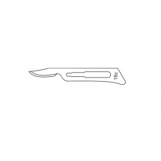 Scalpel Blade No. 15C Pack of 100 Stainless Steel,